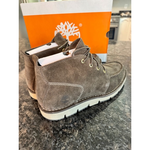 Timberland Westmore Mid Lace Chukka Boots Canteen Olive Suede Mens 10.5
